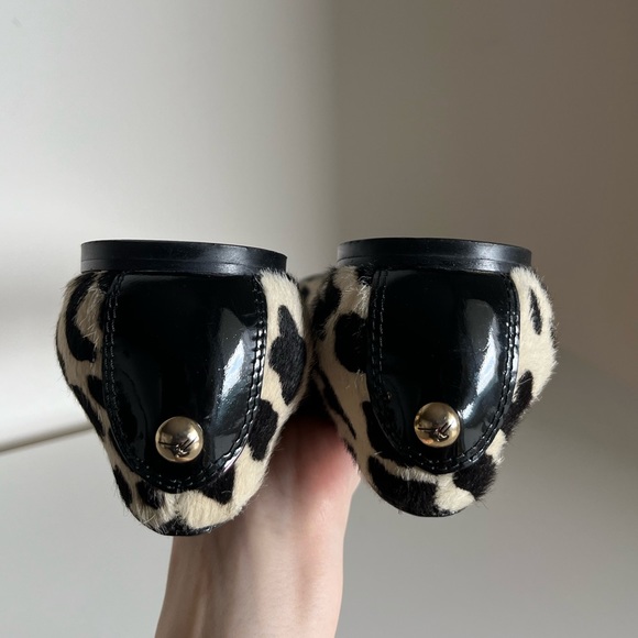 Giuseppe Zanotti Ponyhair Leopard Print Ballet Flats - Picture 14 of 15